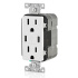 Leviton Tomacorriente T5635-00W, 2 Enchufes, 2x USB-C, 125V, 15A, Blanco  2