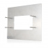 Leviton Placa para Pared XSURG-FLG, 1 Puerto, 1 Pieza, Aluminio - Imagen adicional 1