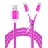 LevyDal Cable USB Macho - Micro USB Macho, Púrpura  1