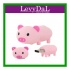 Memoria USB LevyDal Cerdito, 16GB, USB 2.0, Rosa  1