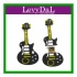 Memoria USB LevyDal Guitarra, 16GB, USB 2.0, Negro/Blanco/Amarillo  1