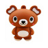 Memoria USB Levydal Oso Café, 16GB, USB 2.0, Marrón