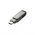 Memoria USB JumpDrive Dual Drive D400, 128GB, USB-C 3.1, Lectura 130MB/s, Plata  2