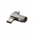 Memoria USB JumpDrive Dual Drive D400, 128GB, USB-C 3.1, Lectura 130MB/s, Plata  3
