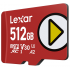 Memoria Flash Lexar Play, 512GB MicroSDXC UHS-I Clase 10 - Imagen adicional 1