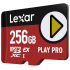 Memoria Flash Lexar PLAY PRO, 256GB MicroSDXC UHS-I Clase 3 - Imagen adicional 1