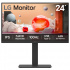 Monitor LG 24BA750-B LCD 23.8", 1920x1080 Full HD, 100Hz, HDMI/DisplayPort, Bocinas Integradas, Negro  1