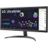 Monitor LG 26WQ500 LED 26", Full HD, Ultra Wide, FreeSync, 75Hz, HDMI, Negro ― Caja abierta, producto nuevo.  3