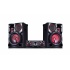 LG CJ98 Minicomponente, Bluetooth, 3500W RMS, USB 2.0, Karaoke, Negro/Rojo  1