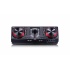 LG CJ98 Minicomponente, Bluetooth, 3500W RMS, USB 2.0, Karaoke, Negro/Rojo  2
