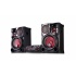 LG CJ98 Minicomponente, Bluetooth, 3500W RMS, USB 2.0, Karaoke, Negro/Rojo  7