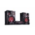 LG CJ98 Minicomponente, Bluetooth, 3500W RMS, USB 2.0, Karaoke, Negro/Rojo  8