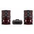 LG X-Boom Pro CM9940 Mini Componente, 3200W RMS, USB, Negro/Rojo  3