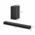 LG Barra de Sonido S40Q, Bluetooth, Inalámbico, 2.1 Canales, 300W RMS, Negro  3