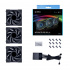 Ventilador Lian Li UNI FAN TL LCD RGB, 120mm, 350 - 1900RPM, Negro - 3 Piezas, Incluyue HUB  1