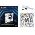 Ventilador Lian Li Uni Fan SL Wireless LCD 120, 120mm, 1900RPM, ARGB, Blanco  2