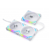 Ventilador Lian Li UNI SL V2 ARGB, 120mm, 250 - 2000RPM, Blanco, 3 Piezas