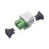 LinkedPRO Conector Fibra Óptica SC, Verde/Blanco  3
