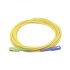 LinkedPRO Cable Fibra Óptica Monomodo OS1/OS2 SC Macho - SC Macho, 3 Metros, Amarillo  1