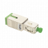 ﻿LinkedPRO Conector Fibra Óptica SC/APC, Verde/Blanco  1