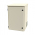 LinkedPro Gabinete de Metal para Exteriores, 60.6 x 59.8cm, 9U, Crema ― Cuenta con algunos golpes y raspones.  1