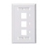 LinkedPRO Placa de Pared RJ-45, 3 Puertos, Blanco  2