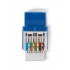 LinkedPRO Jack de Red Modular Cat5e, RJ-45, Azul/Blanco  3