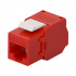 LinkedPRO Jack de Red Modular Cat5e, RJ-45, Blanco/Rojo