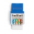 LinkedPRO Jack de Red Modular Cat6, RJ-45, Azul  2