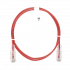 LinkedPRO Cable Patch Cat6 Slim UTP RJ-45 Macho - RJ-45 Macho, 1 Metro, Rojo  1