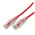 LinkedPRO Cable Patch Slim Cat6A UTP RJ-45 Macho - RJ-45 Macho, 7 Metros, Rojo  1