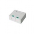 LinkedPRO Caja de Pared LP-WP-06, 2x RJ-45, Blanco  1