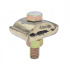LinkedPRO Conector para 2 Cables 4 a 2/0, Bronce  3