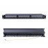 LinkedPRO Panel de Parcheo Cat6 STP, 24 Puertos, 1U, Negro  2