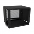 LinkedPRO Gabinete para Montaje en Pared 19", 9U, hasta 100Kg, Negro  3