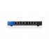 Switch Linksys Gigabit Ethernet LGS108P, 8 Puertos 10/100/1000 Mbps, 8000 Entradas  2