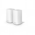 Router Linksys con Sistema de Red Wi-Fi en Malla Doble Banda Velop AC1300x2, 1267 Mbit/s, 2.4/5GHz, 2x RJ-45 - Kit de 2 Piezas  1