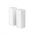 Router Linksys con Sistema de Red Wi-Fi en Malla Tri-Banda Velop 2x AC2200, 867 Mbit/s, 2.4/5GHz, 2x RJ-45 - Kit de 2 Piezas