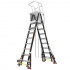 Escalera Plegable Little Giant Ladder Systems 18515-817, Fibra de vidrio, 4.2 Metros, 8 Peldaños, hasta 170kg  3