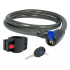 Lock Candado de Cable 11CN de Acero/PVC, 120cm, 1 Pieza