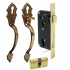 Lock Cerradura de Embutir L119QLA, Latón