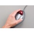 Mouse Logitech Óptico Trackman Marble, Alámbrico, USB+PS/2, Gris/Rojo  7