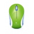 Mini Mouse Logitech Óptico M187, Inalámbrico, USB, 1000DPI, Verde  1