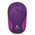 Mini Mouse Logitech Óptico M187, Inalámbrico, USB, 1000DPI, Morado  1