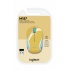 Mini Mouse Logitech Óptico M187, Inalámbrico, USB, 1000DPI, Amarillo  5