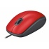 Mouse Logitech Óptico M110 Silent, Alámbrico, USB, 1000DPI, Rojo  1