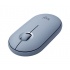 Mouse Logitech Óptico Pebble M350, Inalámbrico, Bluetooth, 1000DPI, Azul Grafito  2