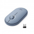 Mouse Logitech Óptico Pebble M350, Inalámbrico, Bluetooth, 1000DPI, Azul Grafito  5