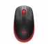 Mouse Logitech Óptico Logitech M190, RF Inalámbrico, 1000DPI, Rojo  1