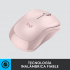 Mouse Logitech Óptico M220 Silent, Inalámbrico, USB A, 1000DPI, Rosa  5